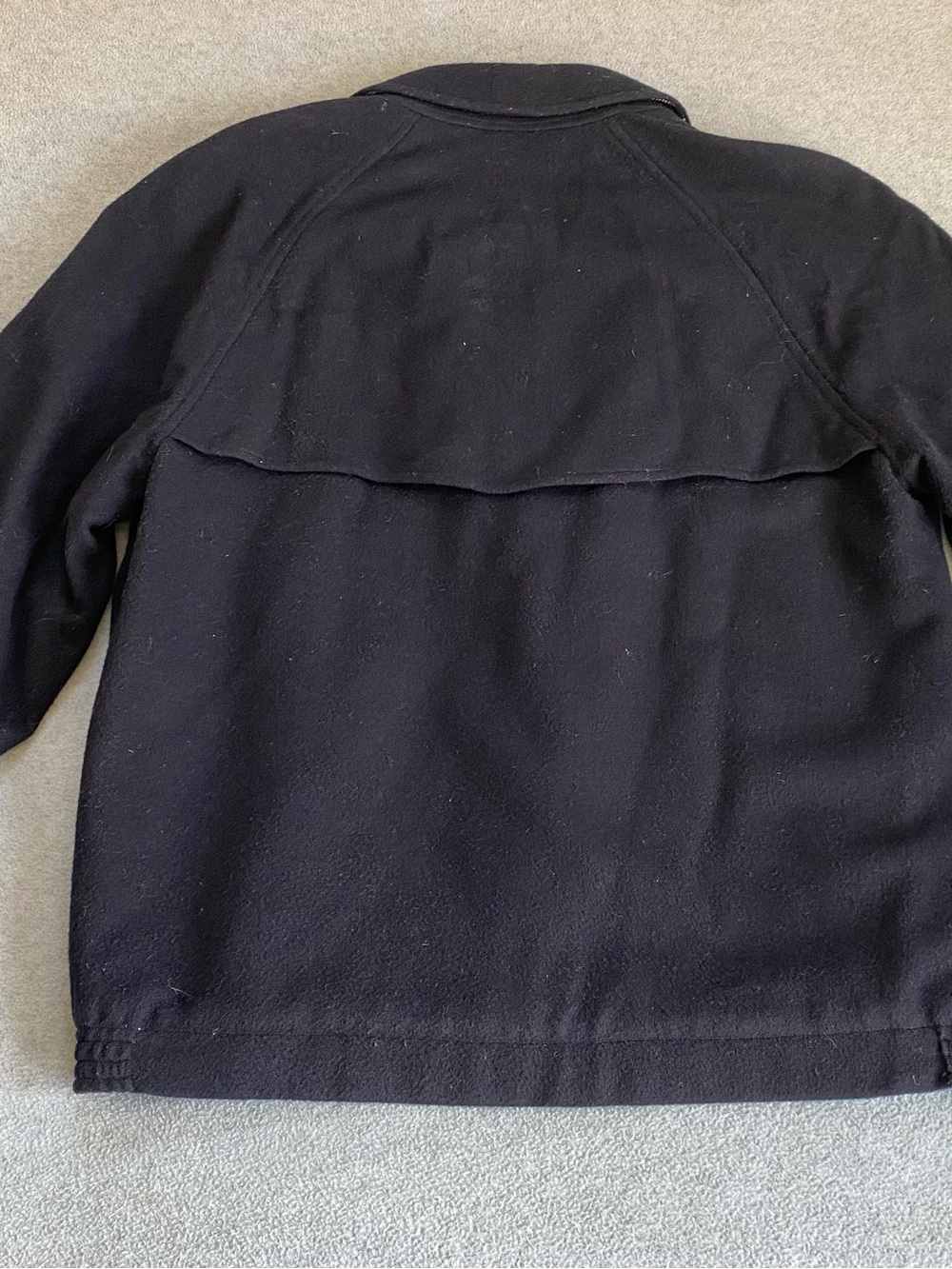 Vintage BURBERRYS' women's Jacket Wool Alpaca Nova Check Plaid Interior SZ Lg - Picture 5 of 16